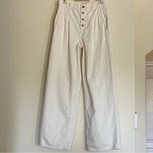 Madewell Superwide-Leg Jeans Vintage Canvas Button-Fly Edition Size 27